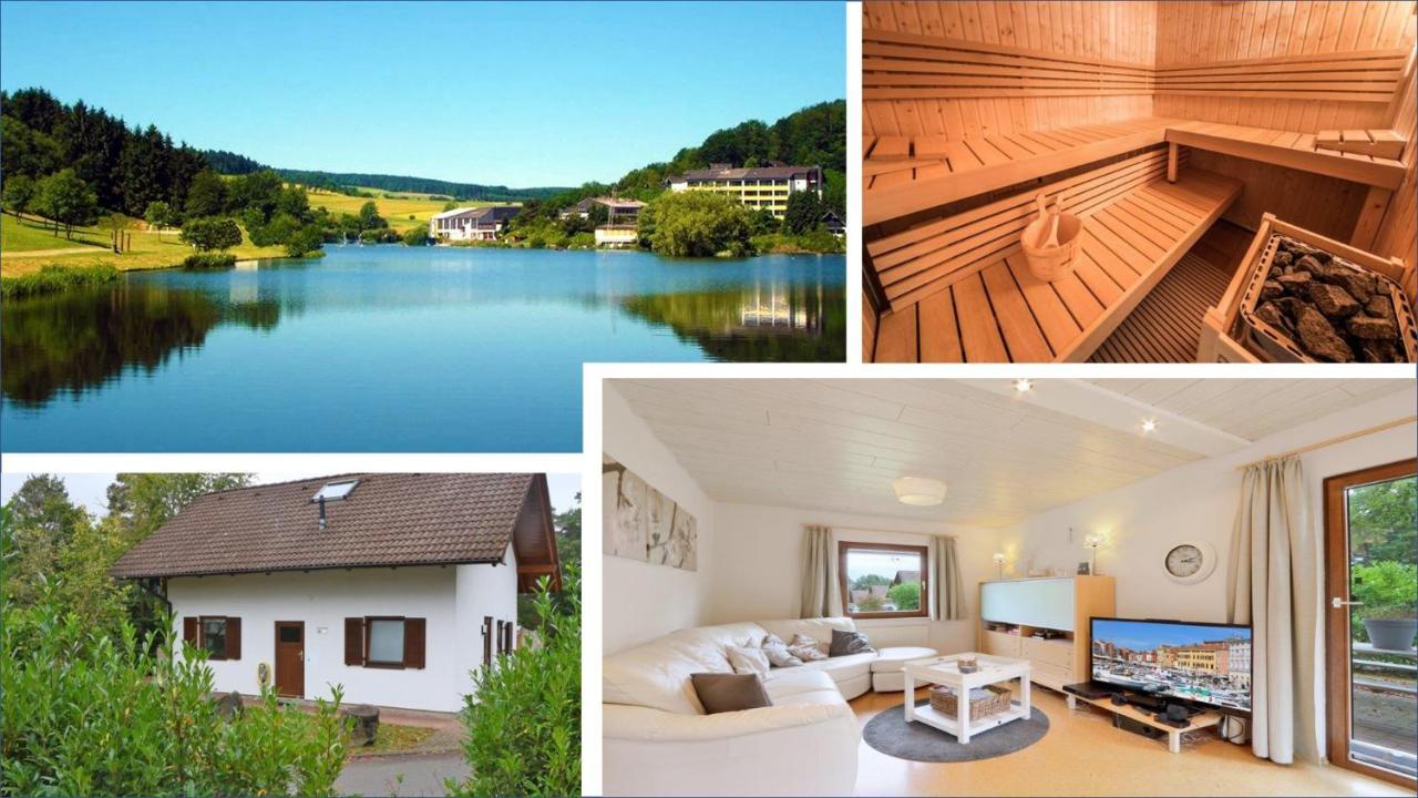 Seepark Kirchheim Ferienhaus Bei Anne Mit Sauna Esterno foto